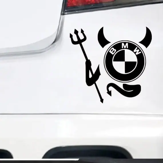 Nalepke BMW hudiček