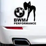 Seksi nalepka BMW PERFORMANCE