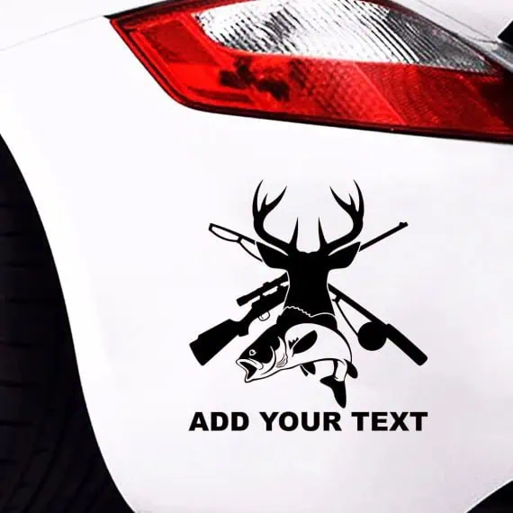 avto Nalepka za lovce in ribiče