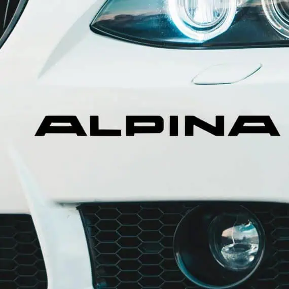 Nalepka BMW Alpina za avto