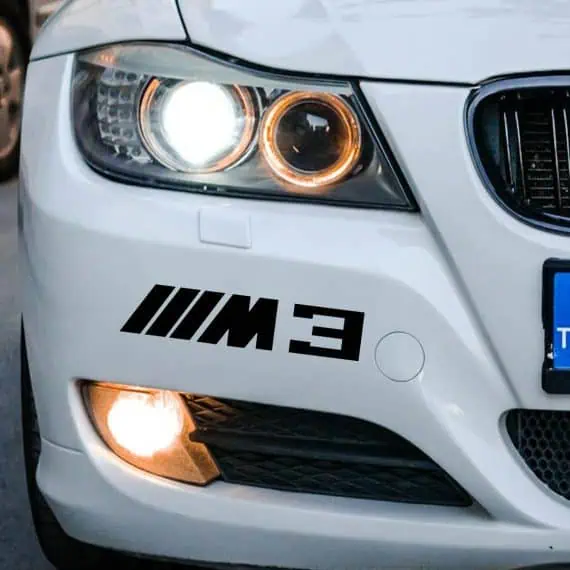 Nalepka BMW M3 za avto
