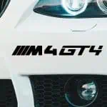 Nalepka BMW M4 GT4 za avto