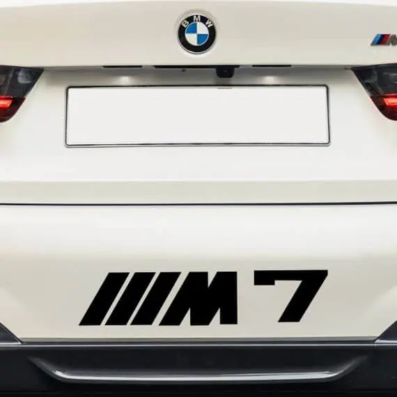 Nalepka BMW M7 avtomobilska