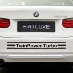 Nalepka BMW Twin Power Turbo za avto