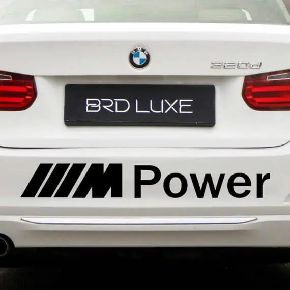 Nalepka M power za BWM