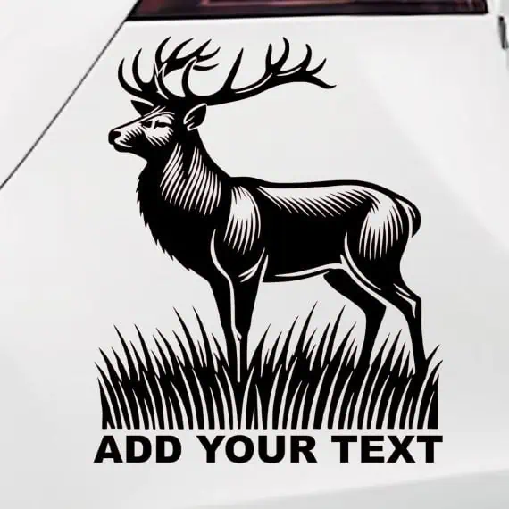Nalepka navadni jelen Cervus elaphus