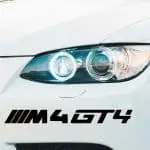 Nalepka za avto BMW M4 GT4