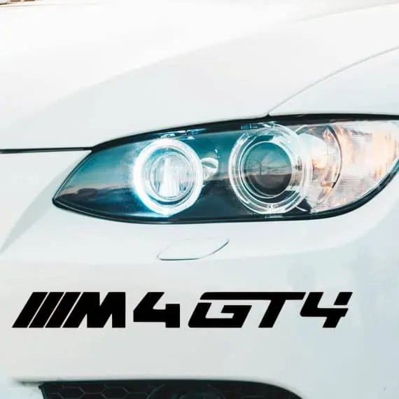 Nalepka za avto BMW M4 GT4