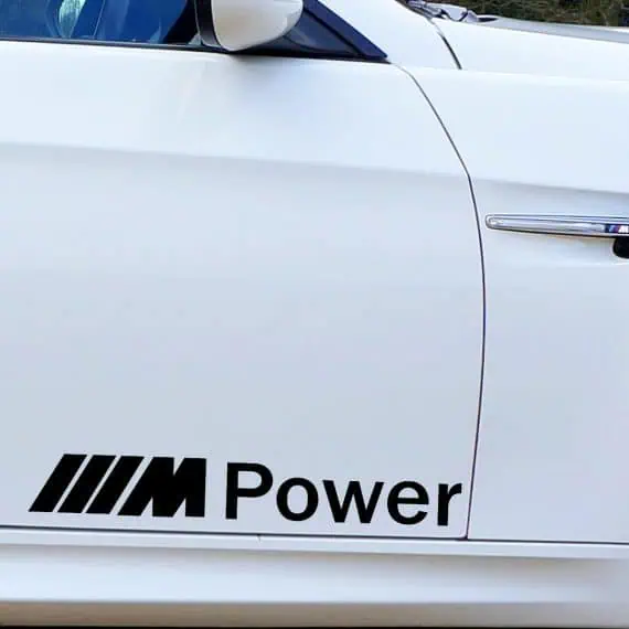 Nalepka za avto M power za BWM