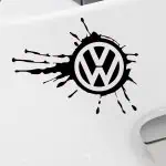 Nalepka za avto Volkswagen logo v packi