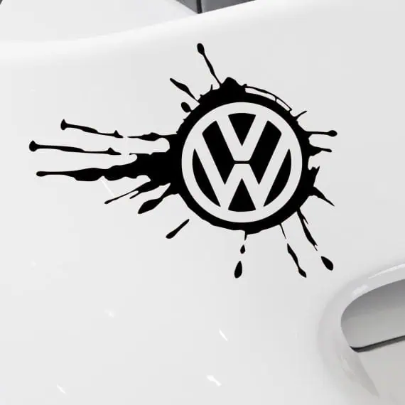 Nalepka za avto Volkswagen logo v packi