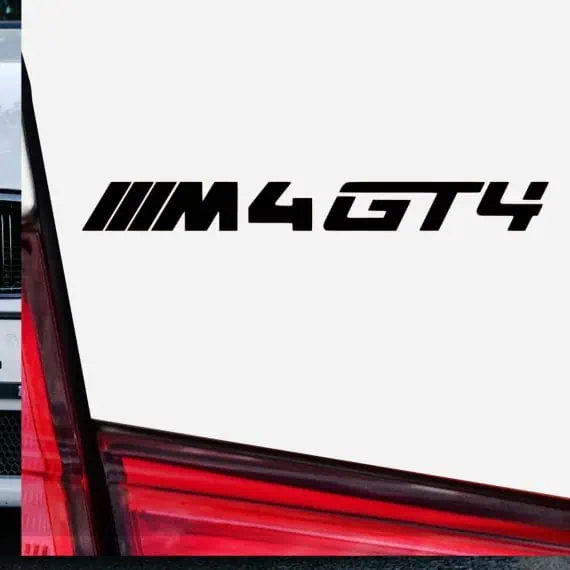 Nalepka za avtomobil BMW M4 GT4