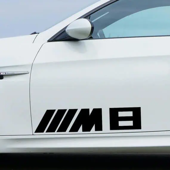 Nalepka za avtomobil BMW M8