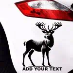 Nalepka za avtomobile Jelen Cervus elaphus