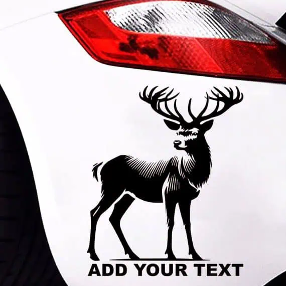 Nalepka za avtomobile Jelen Cervus elaphus