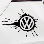 Nalepke Volkswagen logo v packi