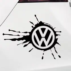 Nalepke Volkswagen logo v packi