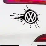 Volkswagen logo v packi nalepka
