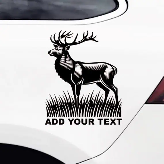 avto Nalepka navadni jelen (Cervus elaphus)