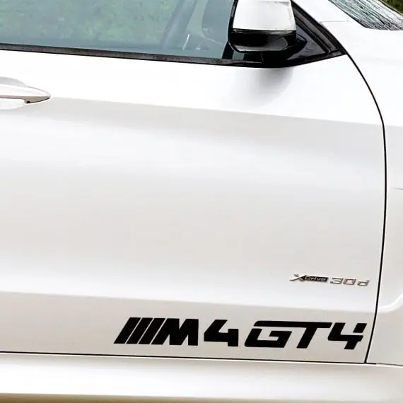avto nalepka BMW M4 GT4