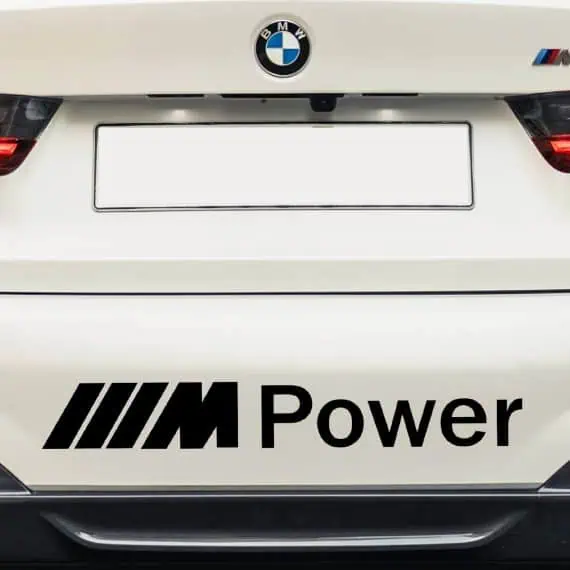 avto nalepka M power za BWM