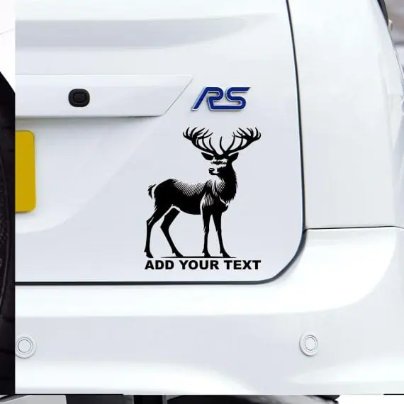 avtomobilske nalepka za Jelen Cervus elaphus