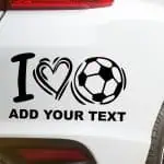 Nalepka za avtomobile I Love NOGOMET