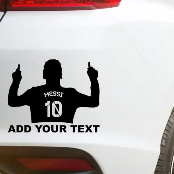 Nalepke za avto Messi