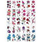 Tatuji 30 kosov rože in metulji