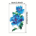 Tatuji komplet 30 kosov velikosti metuljev in rož