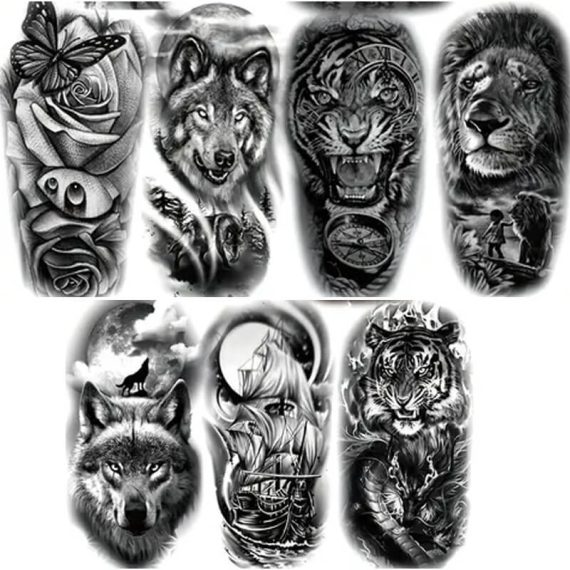 Komplet 7 tetovaž v paketu