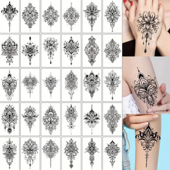 Modni komplet začasnih tatujev Modni komplet začasnih tatujev