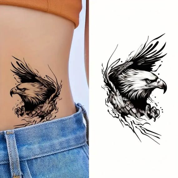 Tattoo orel na telesu