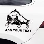 Krap nalepka za avtomobile za ribiče