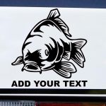 Nalepka KRAP za ribiče za avtomobile