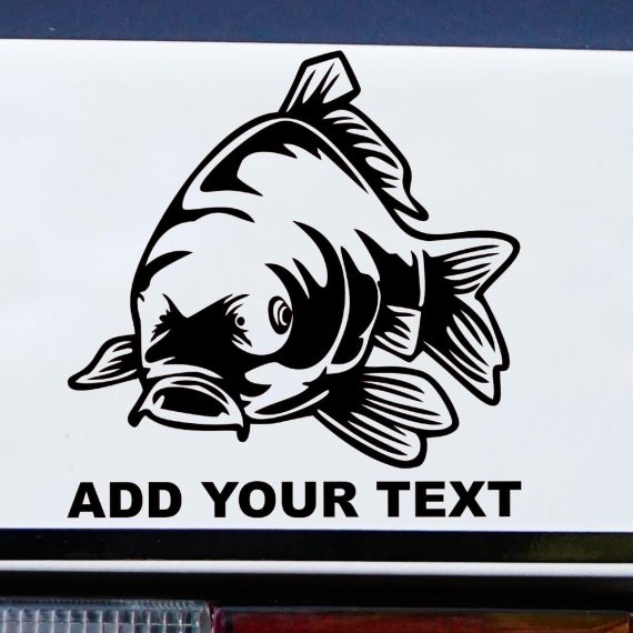 Nalepka KRAP za ribiče za avtomobile