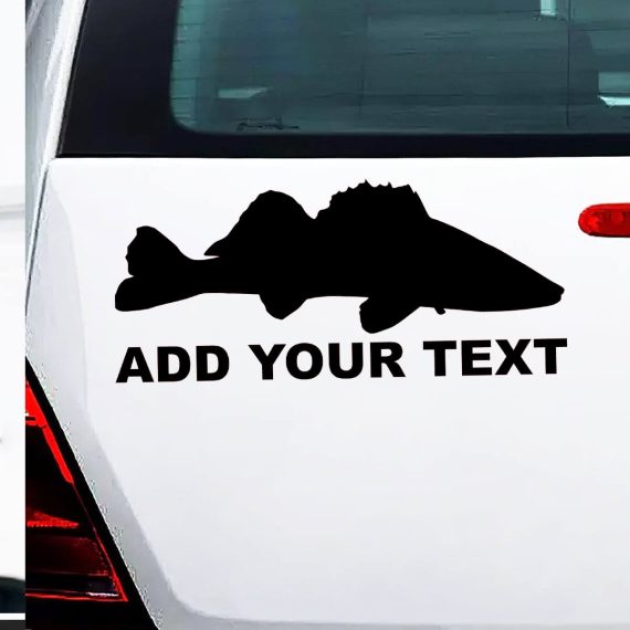 Nalepka za avtomobile SMUČ (Sander lucioperca)