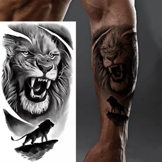 Tatu lev kralj divjine in mogočnosti