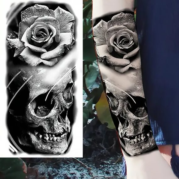 Tatu lobanja lepota v senci smrti