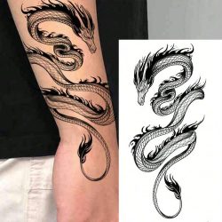 Tatu plameneči zmaj modrosti