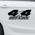 Avto Nalepka 4x4 DIFF LOCK