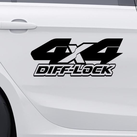 Avto Nalepka 4x4 DIFF LOCK