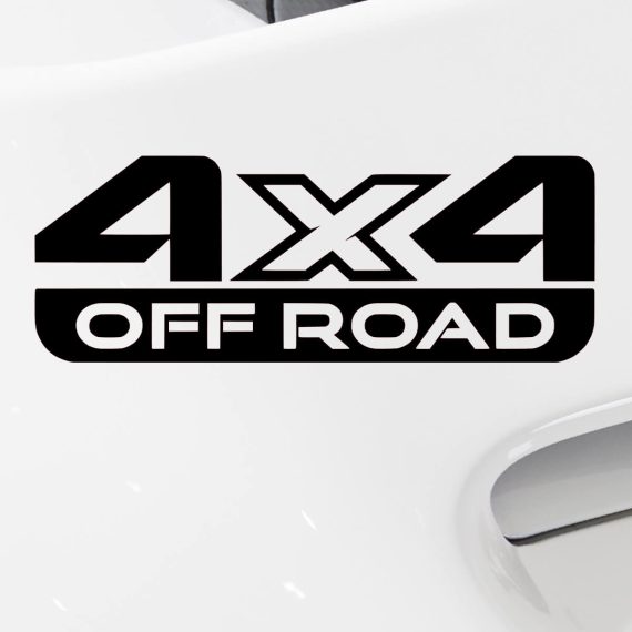 Avto Nalepka z napisom OFF ROAD 4 x 4