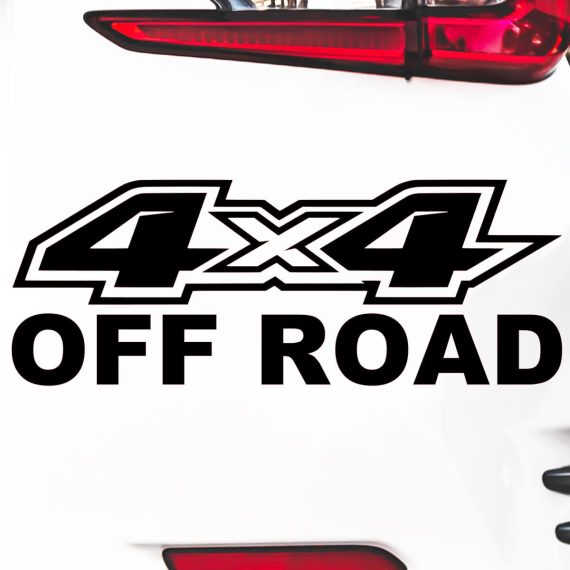 Avtomobilska nalepka OFF ROAD 4 x 4
