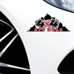 Barvna nalepka za avto 4x4 off road