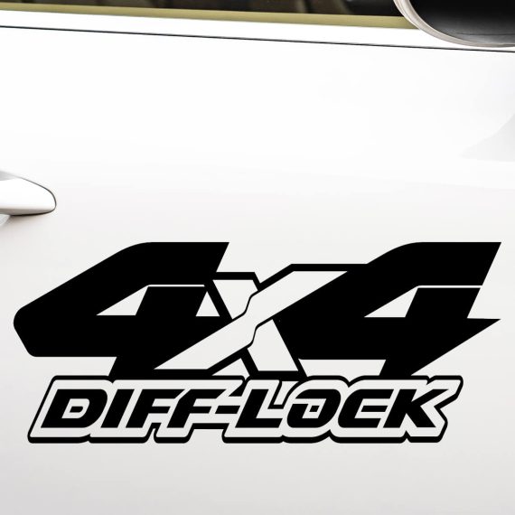 Nalepka 4x4 DIFF LOCK za avto