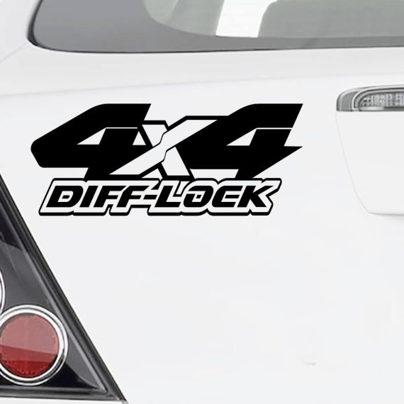 Nalepka 4x4 DIFF LOCK za avtomobile