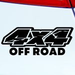 Nalepka 4x4 OFF ROAD za avtomobile
