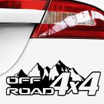 Nalepka off road gore 4x4 za avtomobile
