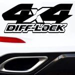 Nalepka za avto 4x4 DIFF LOCK